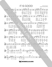It Is Good (Genesis 1) lead sheet, chords, and string score - digital download